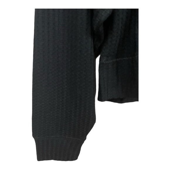 Chaser Oversized Waffle Knit Long Sleeve Pull Over with Hood Size S NWOT - Picture 5 of 6